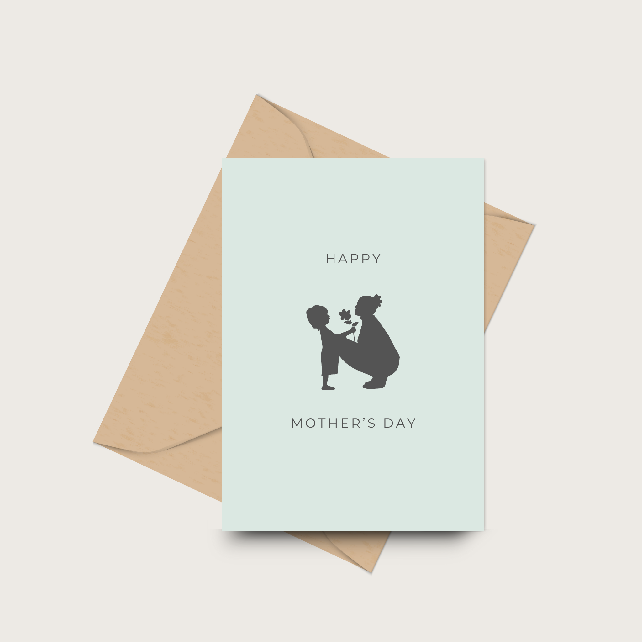 Silhouette Mother's Day Mini Cards