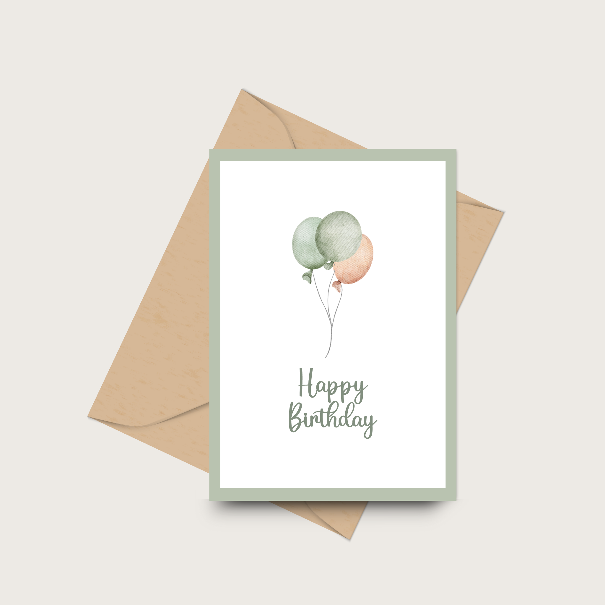 Birthday Balloons Mini Cards