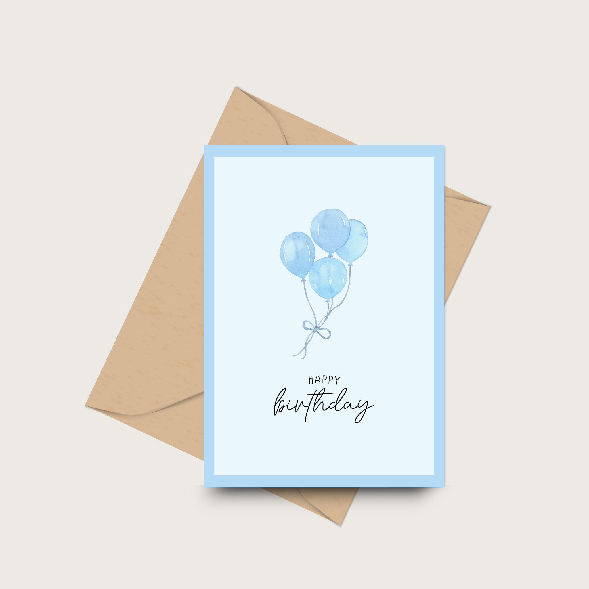 Birthday Balloons Mini Cards